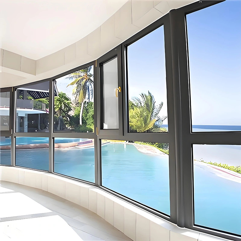 Okna iz aluminijeve zlitine, ki se odpirajo navznoter