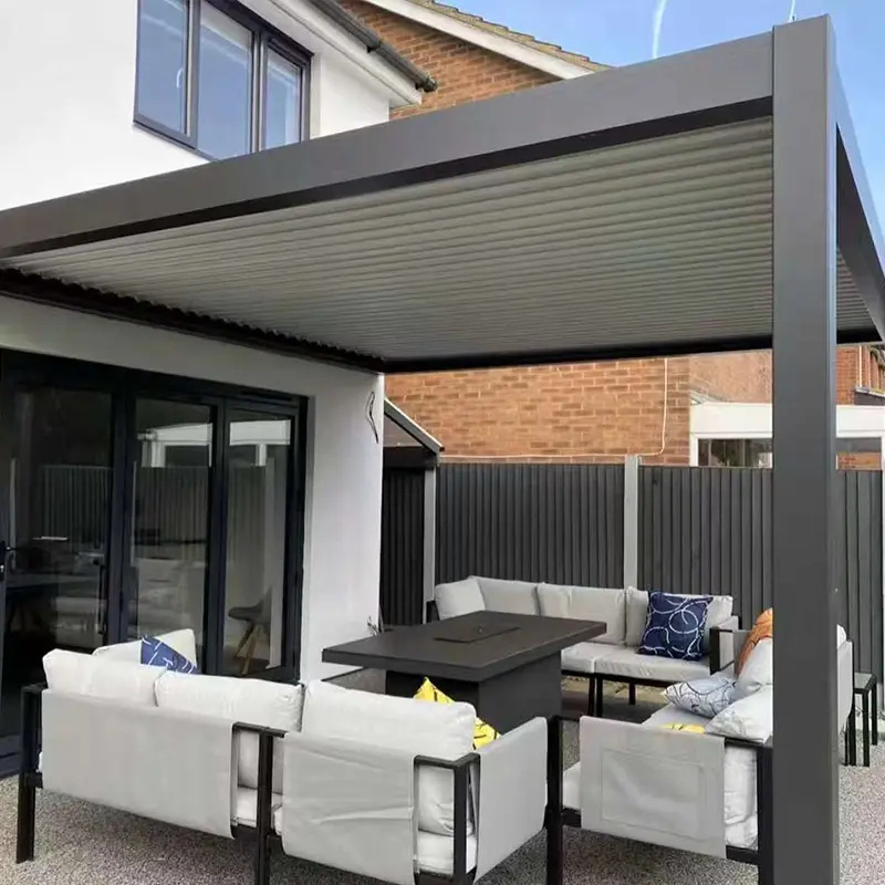 Gazebo iz aluminijeve zlitine v kitajskem slogu